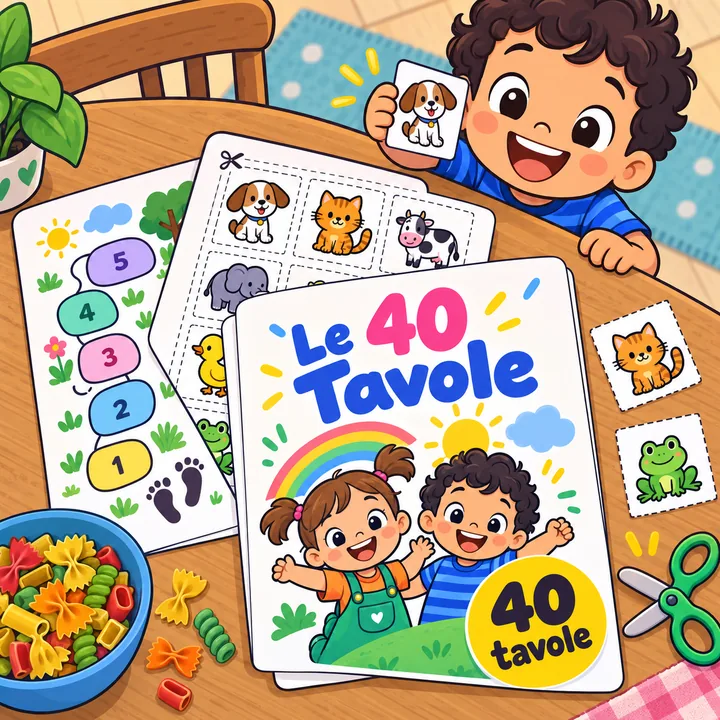 Le 40 Tavole pronte da stampare